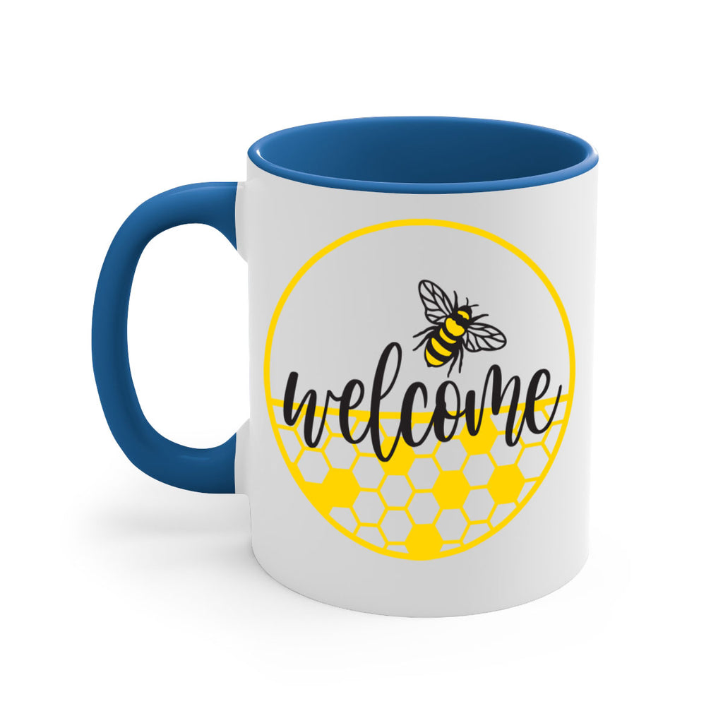 Welcome Bee and hive567#- spring-Mug / Coffee Cup