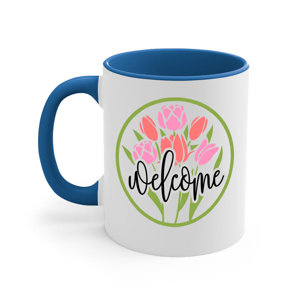 Welcome flowers bouquet571#- spring-Mug / Coffee Cup