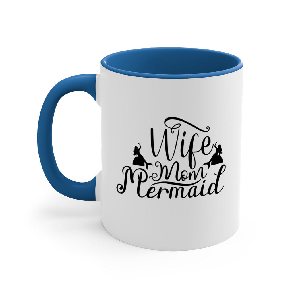 Wife Mom Mermaid 671#- mermaid-Mug / Coffee Cup