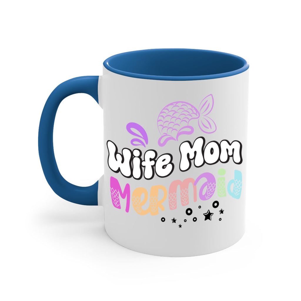 Wife Mom Mermaid 676#- mermaid-Mug / Coffee Cup