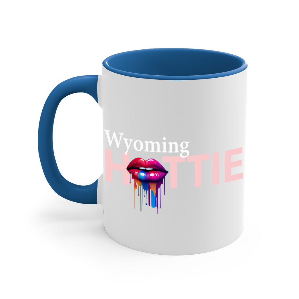 Wyoming Hottie with dripping lips 124#- Hottie Collection-Mug / Coffee Cup