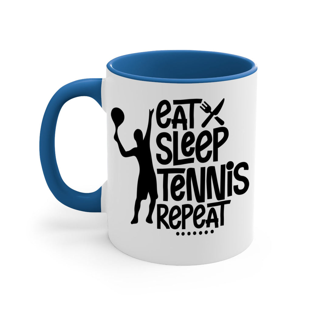 eat sleep Tennis repeat 1308#- tennis-Mug / Coffee Cup