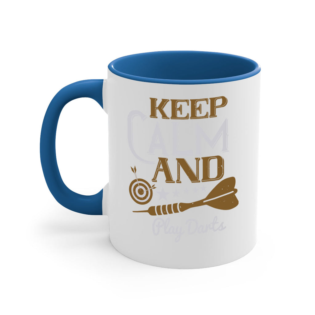 keep calm and play darts 1985#- darts-Mug / Coffee Cup