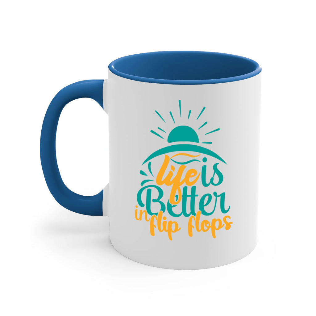life is better in flip flops Style 89#- Summer-Mug / Coffee Cup
