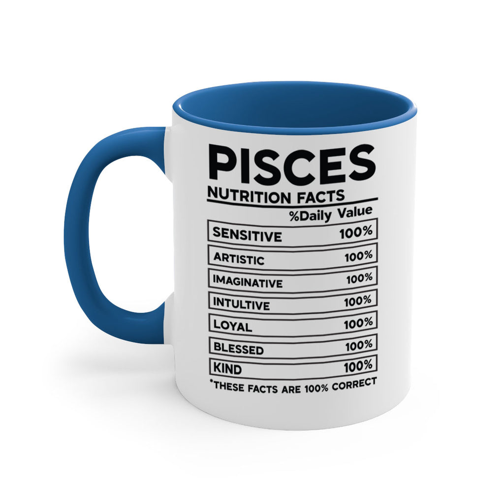 pisces Nutrition Facts 367#- zodiac-Mug / Coffee Cup