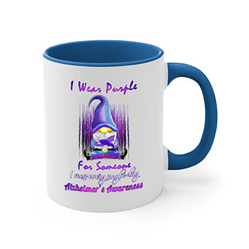 Alzheimers Awareness Products I Wear Purple Ribbon Gnome 22#- alzheimers-Mug / Coffee Cup