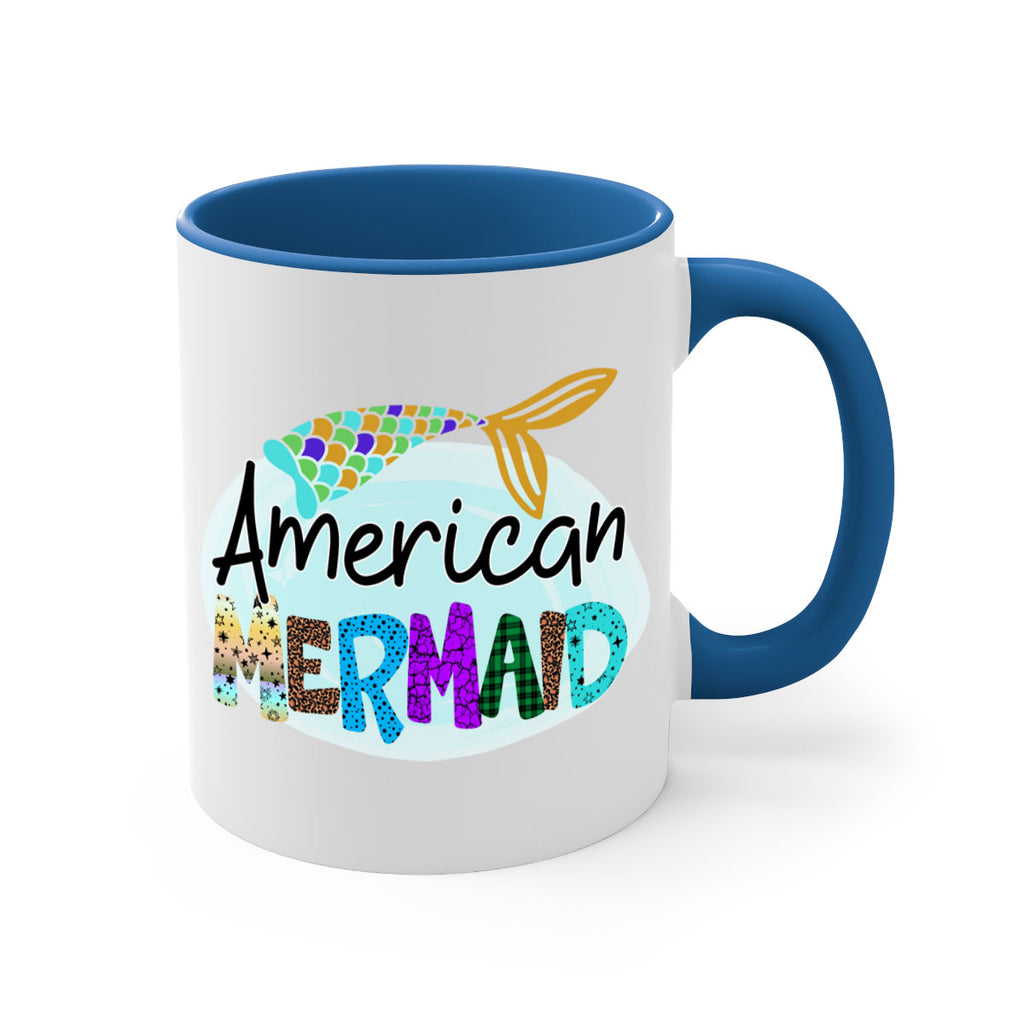 American Mermaid 14#- mermaid-Mug / Coffee Cup