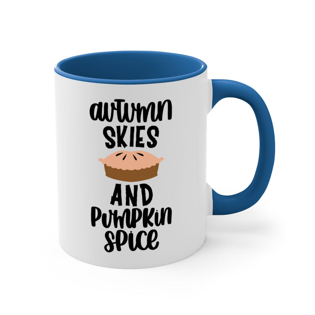 Autumn Skies And Pumpkin Spice 477#- fall-Mug / Coffee Cup