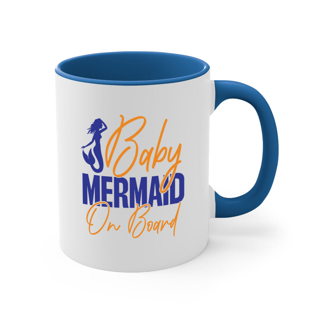 Baby Mermaid on Board 20#- mermaid-Mug / Coffee Cup