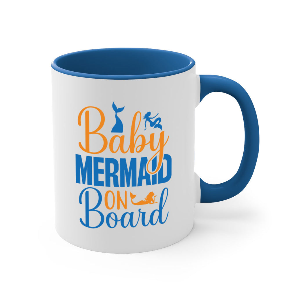 Baby Mermaid on Board 28#- mermaid-Mug / Coffee Cup