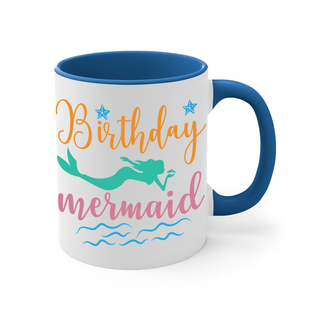 Birthday Mermaid Design 79#- mermaid-Mug / Coffee Cup