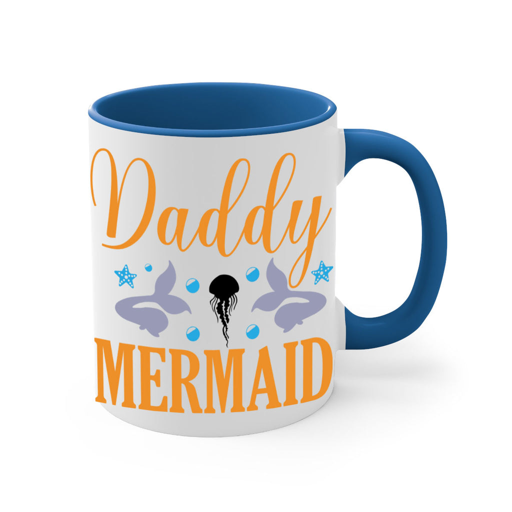 Daddy Mermaid Design 113#- mermaid-Mug / Coffee Cup