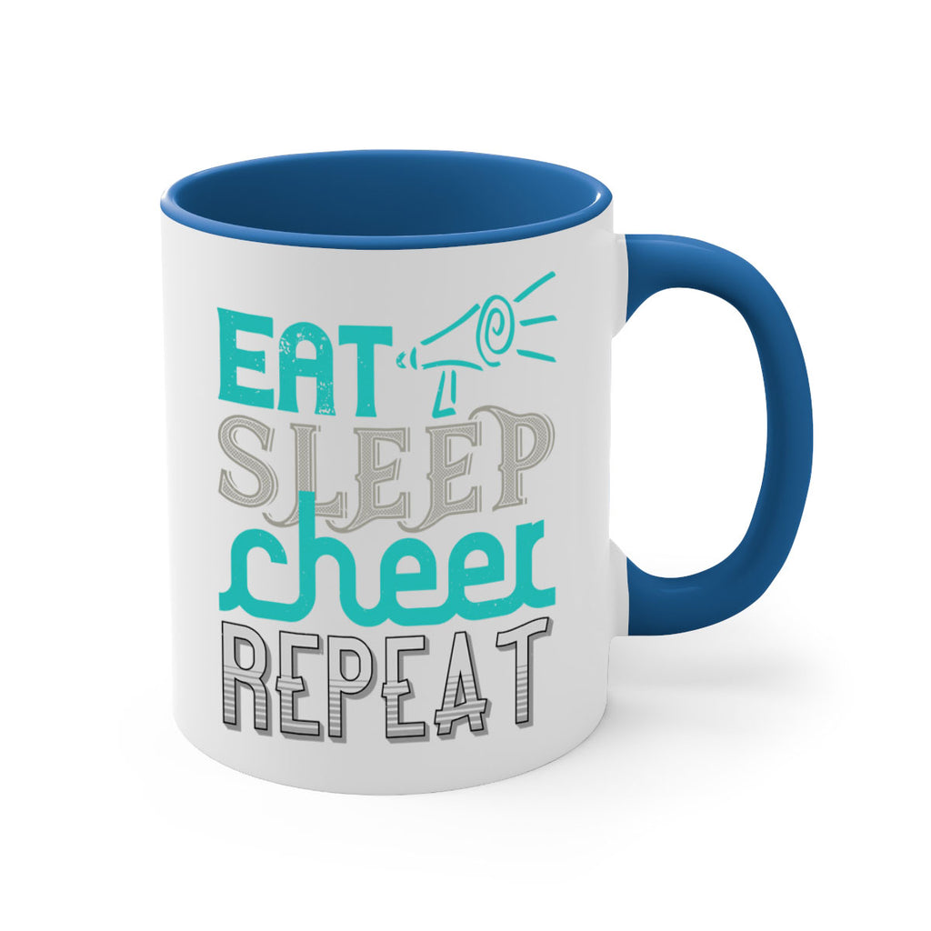 Eat sleep cheer reapet 1317#- football-Mug / Coffee Cup