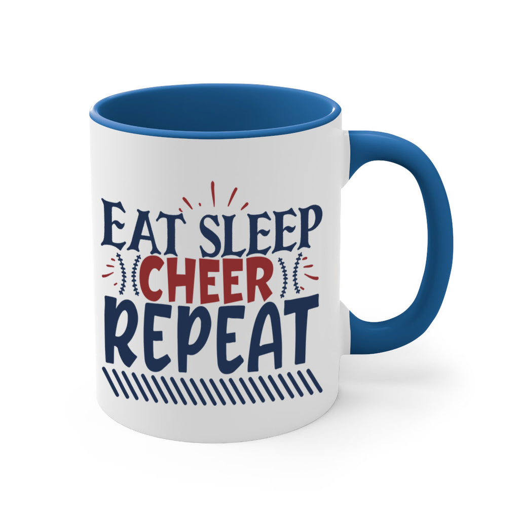 Eat sleep cheer repeat 1547#- football-Mug / Coffee Cup
