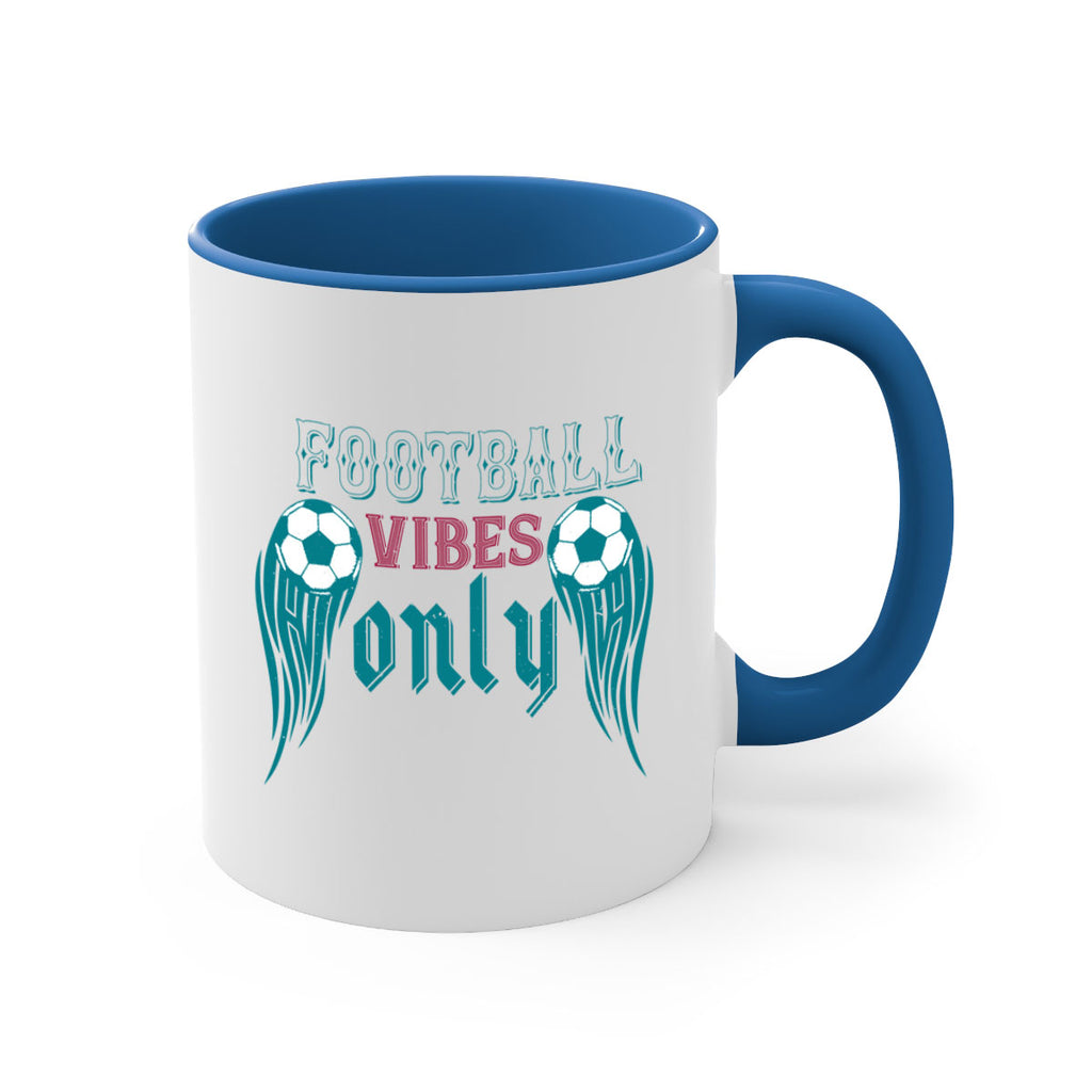 Football vibes only 1232#- football-Mug / Coffee Cup