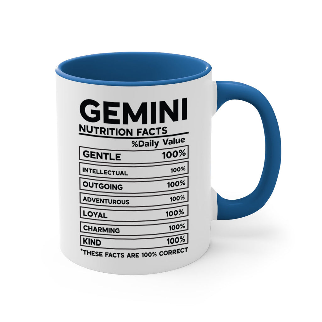 Gemini Nutrition Facts 220#- zodiac-Mug / Coffee Cup