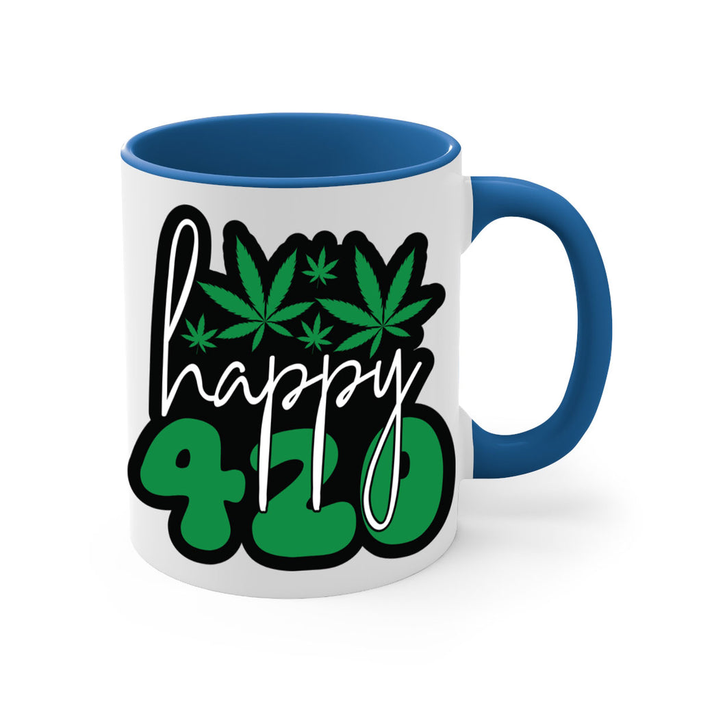 Happy 420 102#- marijuana-Mug / Coffee Cup