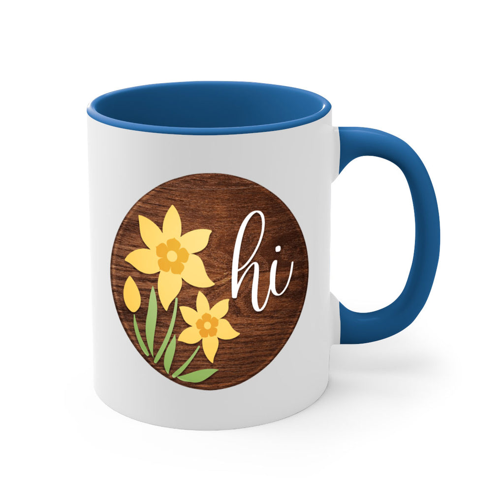 Hi daffodil flower Mockup235#- spring-Mug / Coffee Cup