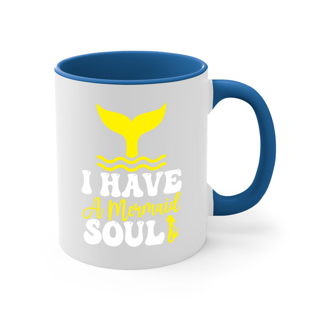 I Have a Mermaid Soul 206#- mermaid-Mug / Coffee Cup