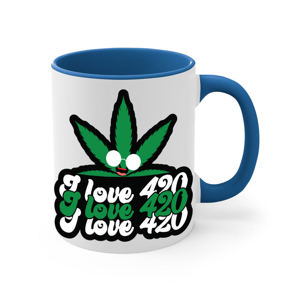 I love 420 123#- marijuana-Mug / Coffee Cup