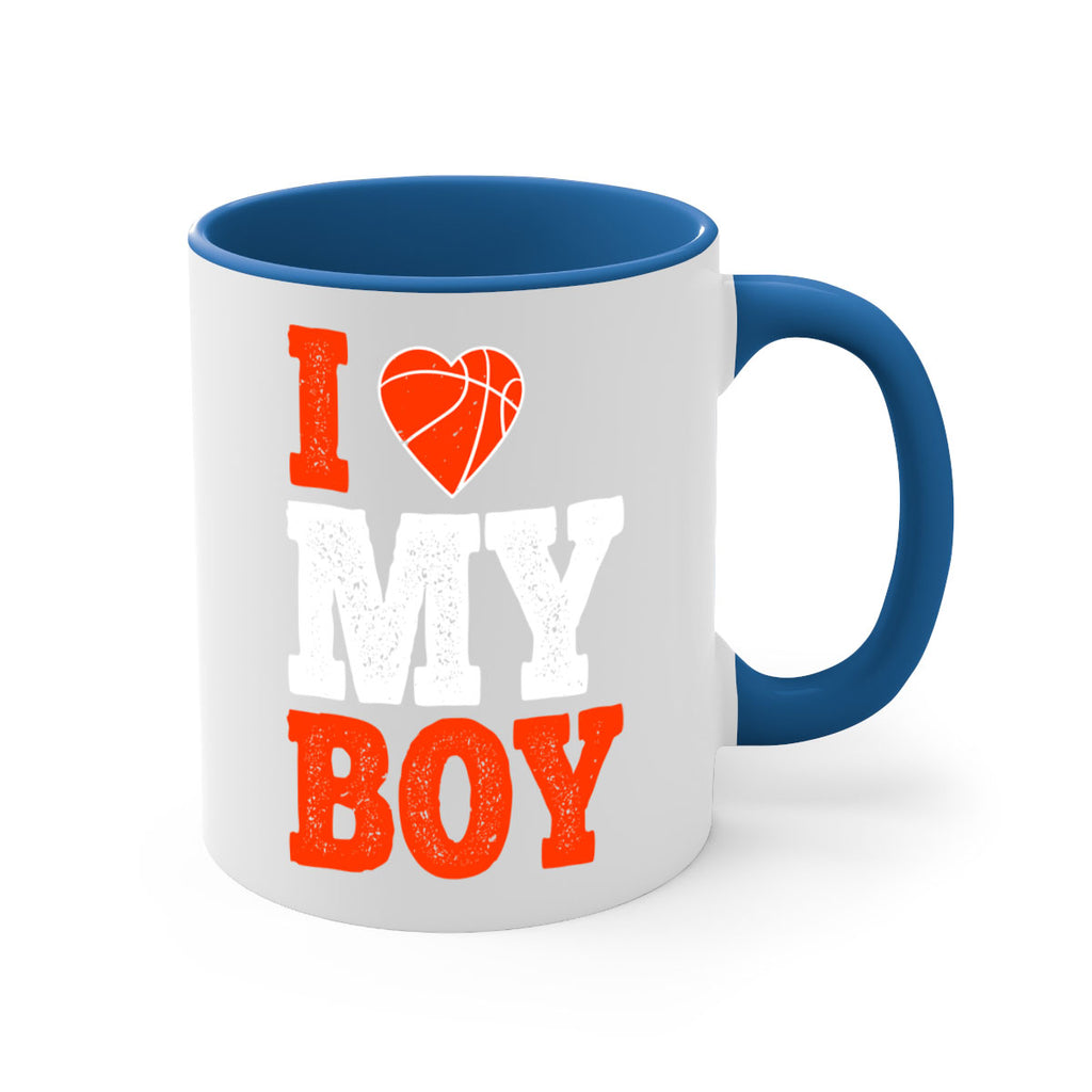 I love my boy 2254#- basketball-Mug / Coffee Cup