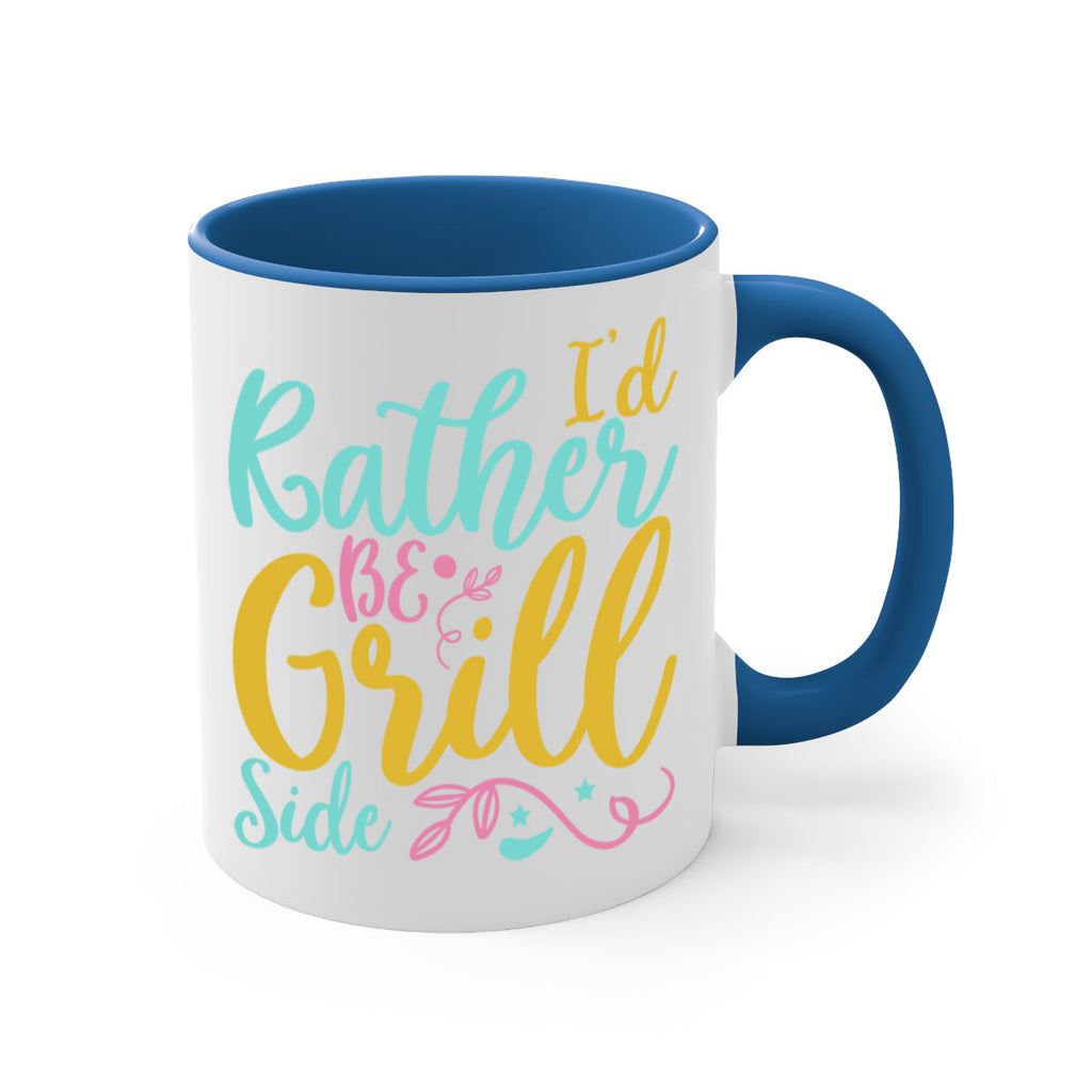ID RATHER BE GRILL SIDE Style 62#- Summer-Mug / Coffee Cup