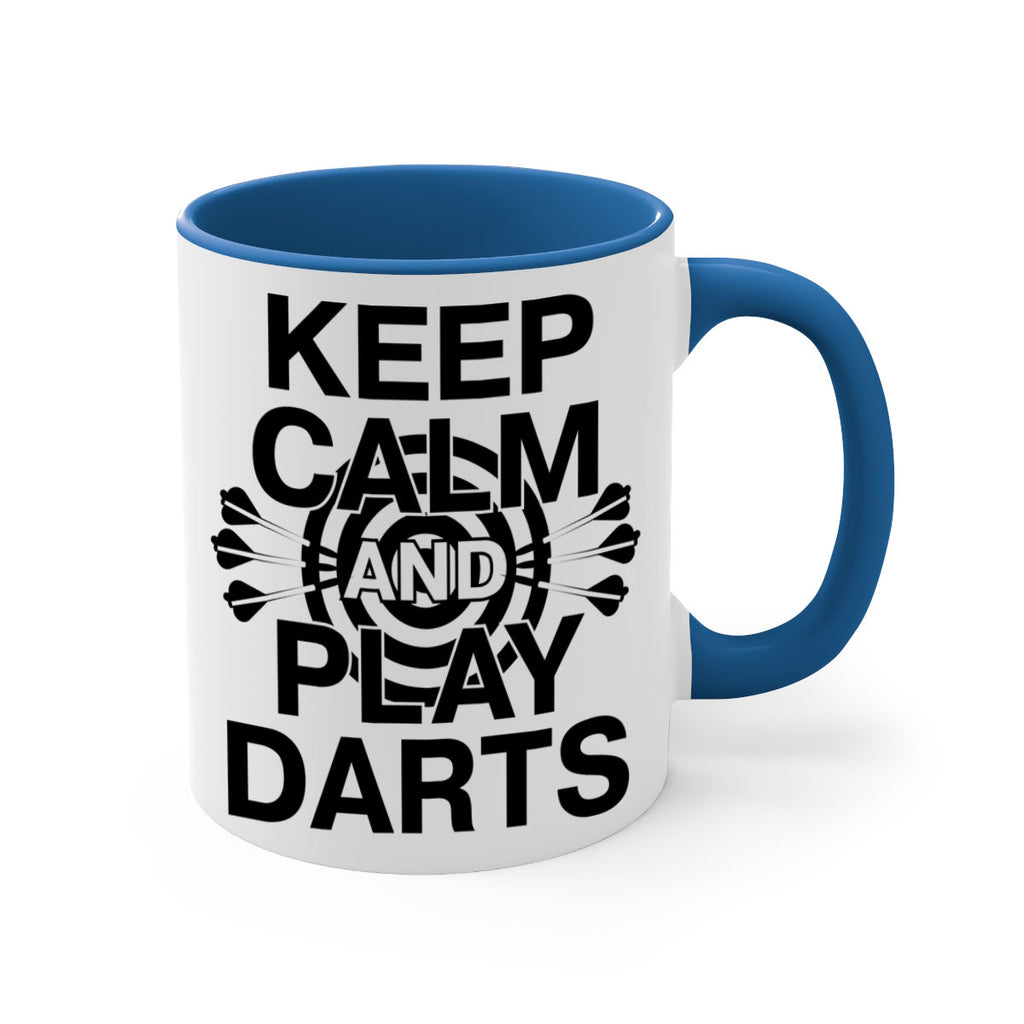 Keep calm And play Darts 961#- darts-Mug / Coffee Cup