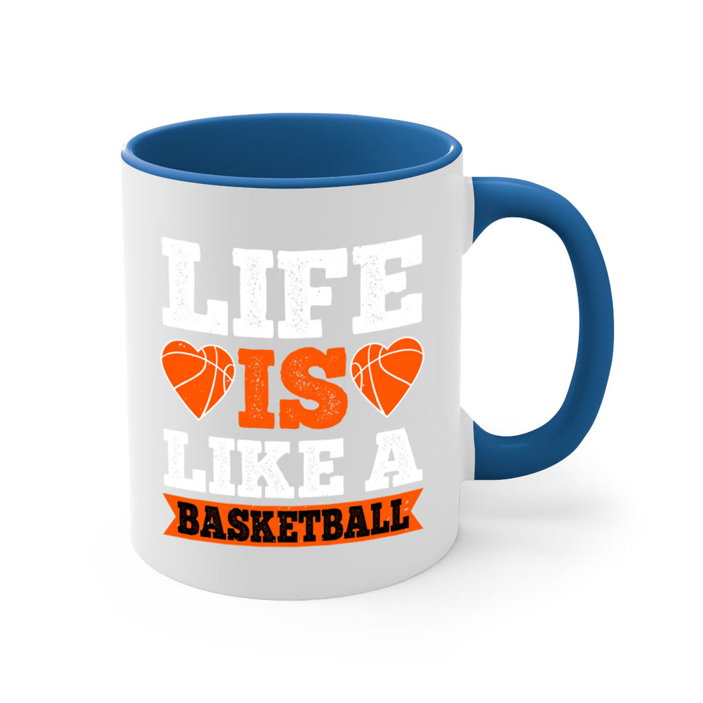 Life is like a basketball 2043#- basketball-Mug / Coffee Cup
