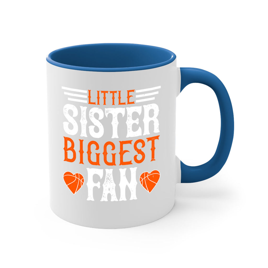 Little sister biggest fan 836#- basketball-Mug / Coffee Cup