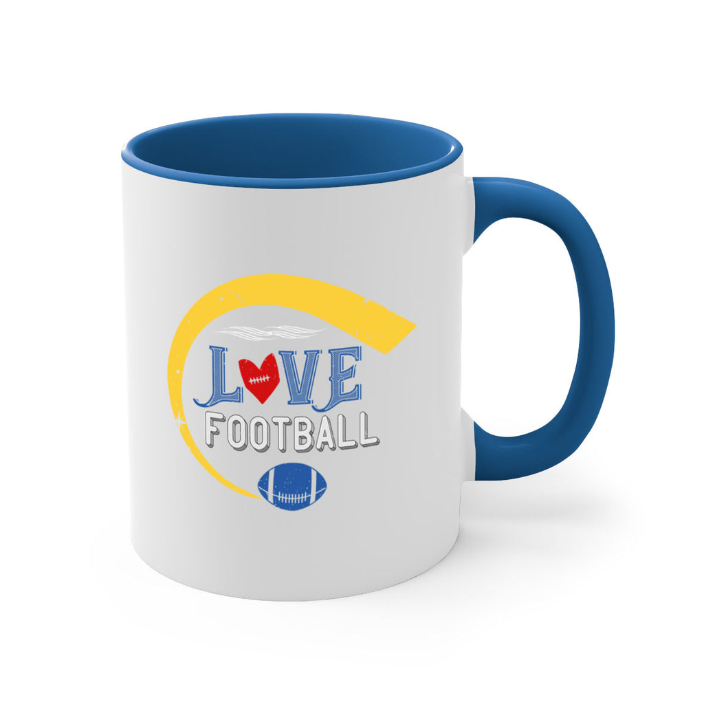 Love football 733#- football-Mug / Coffee Cup