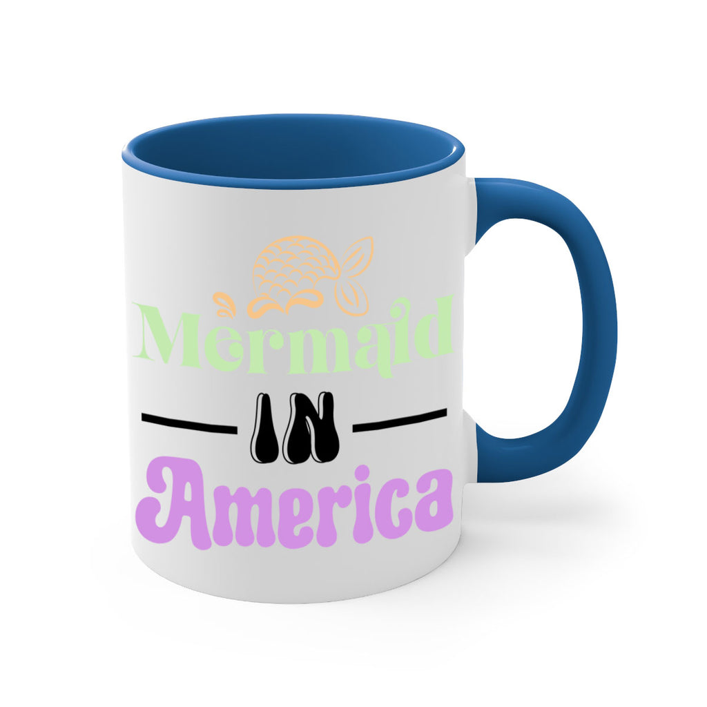 Mermaid In America 420#- mermaid-Mug / Coffee Cup