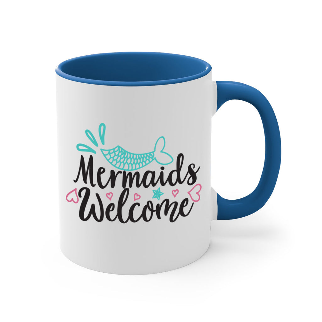 Mermaids Welcome 474#- mermaid-Mug / Coffee Cup