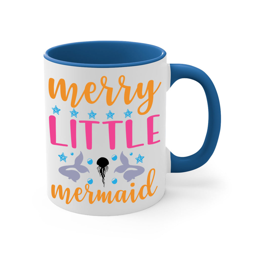 Merry Little Mermaid Design 503#- mermaid-Mug / Coffee Cup