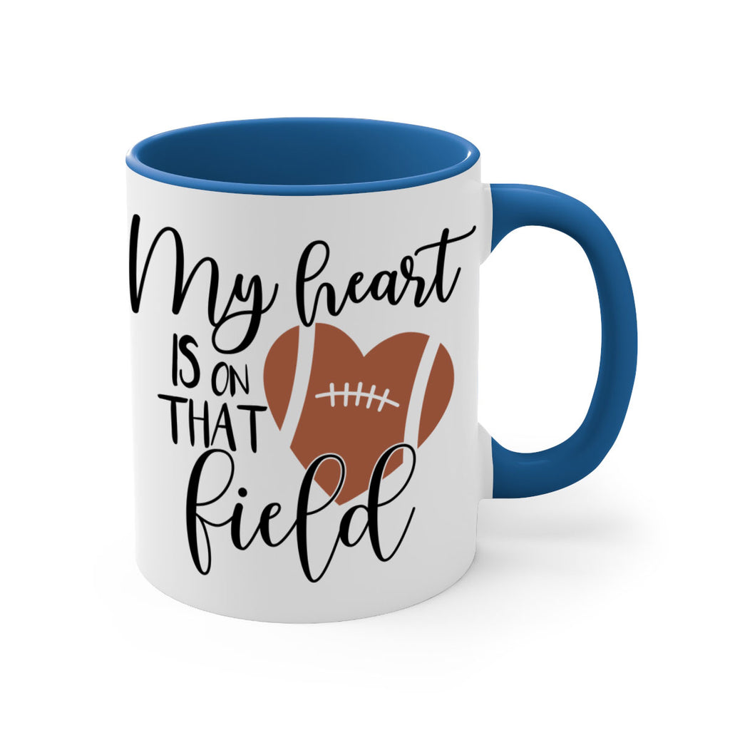 My heart is on that field 639#- football-Mug / Coffee Cup
