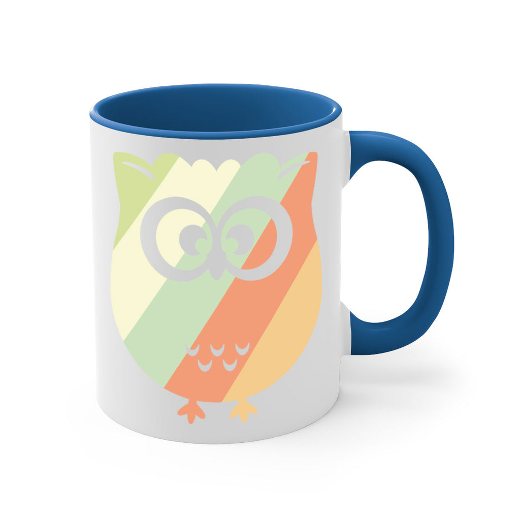 Owl Retro Style Vintage A TurtleRabbit 15#- owl-Mug / Coffee Cup