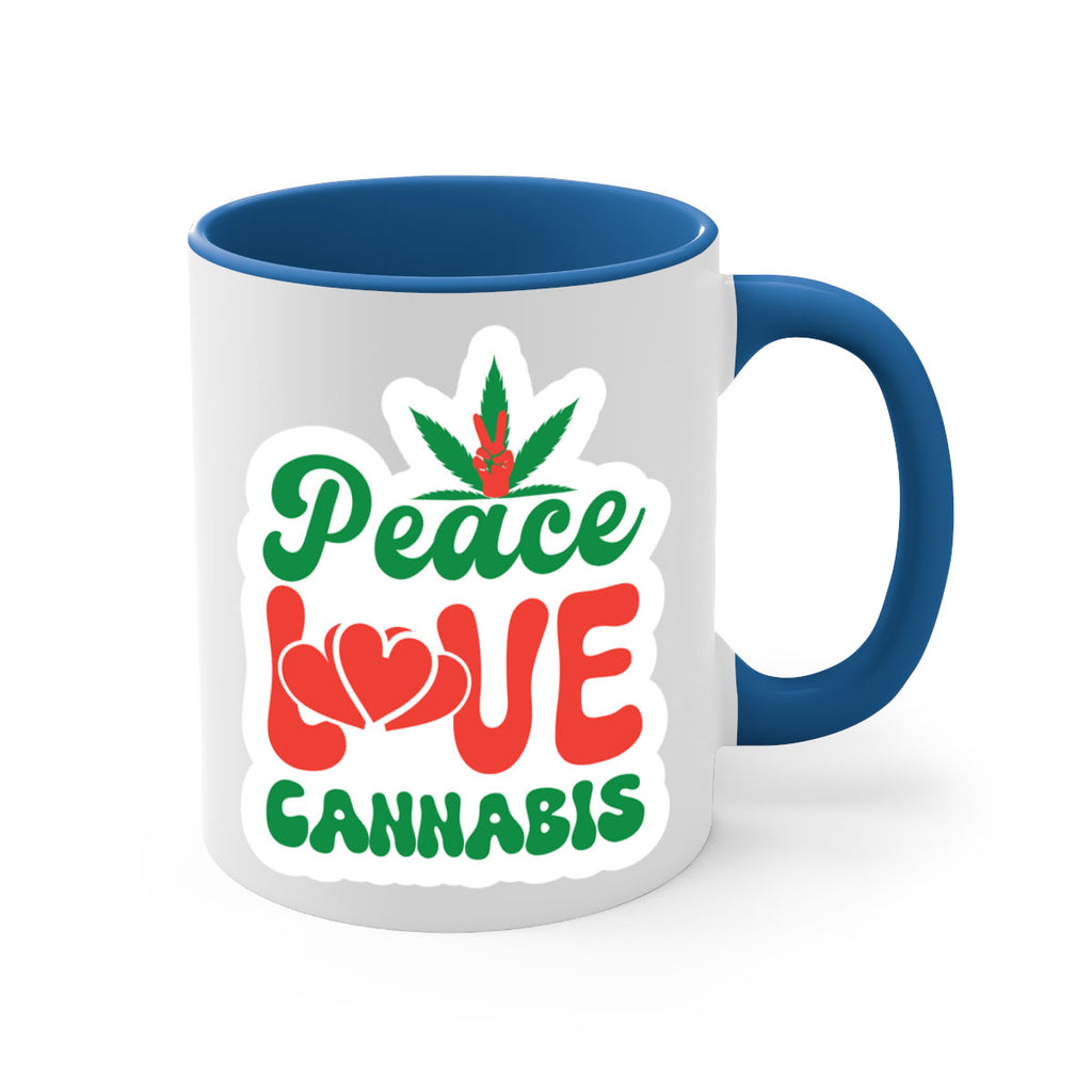 Peace Love Cannabis 218#- marijuana-Mug / Coffee Cup