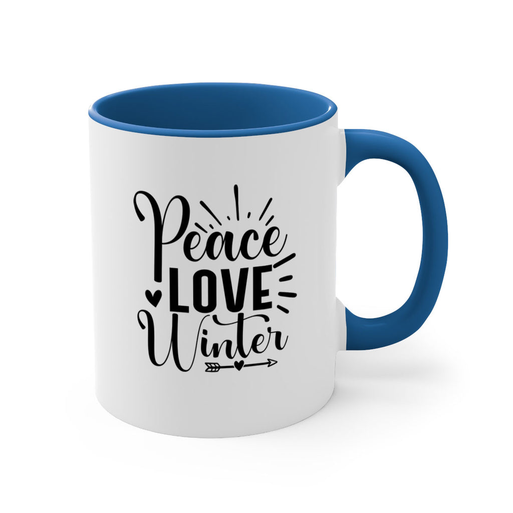 Peace Love Winter 331#- winter-Mug / Coffee Cup