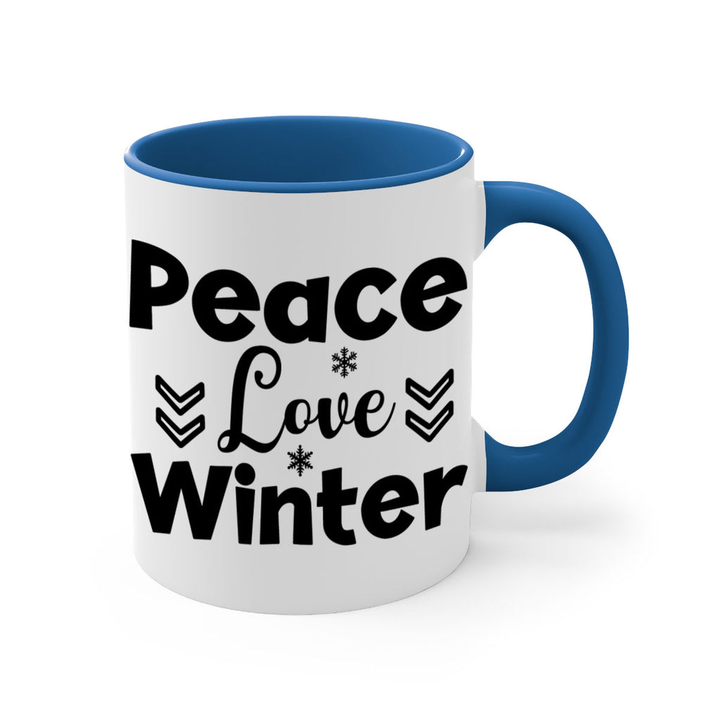 Peace Love Winter333#- winter-Mug / Coffee Cup