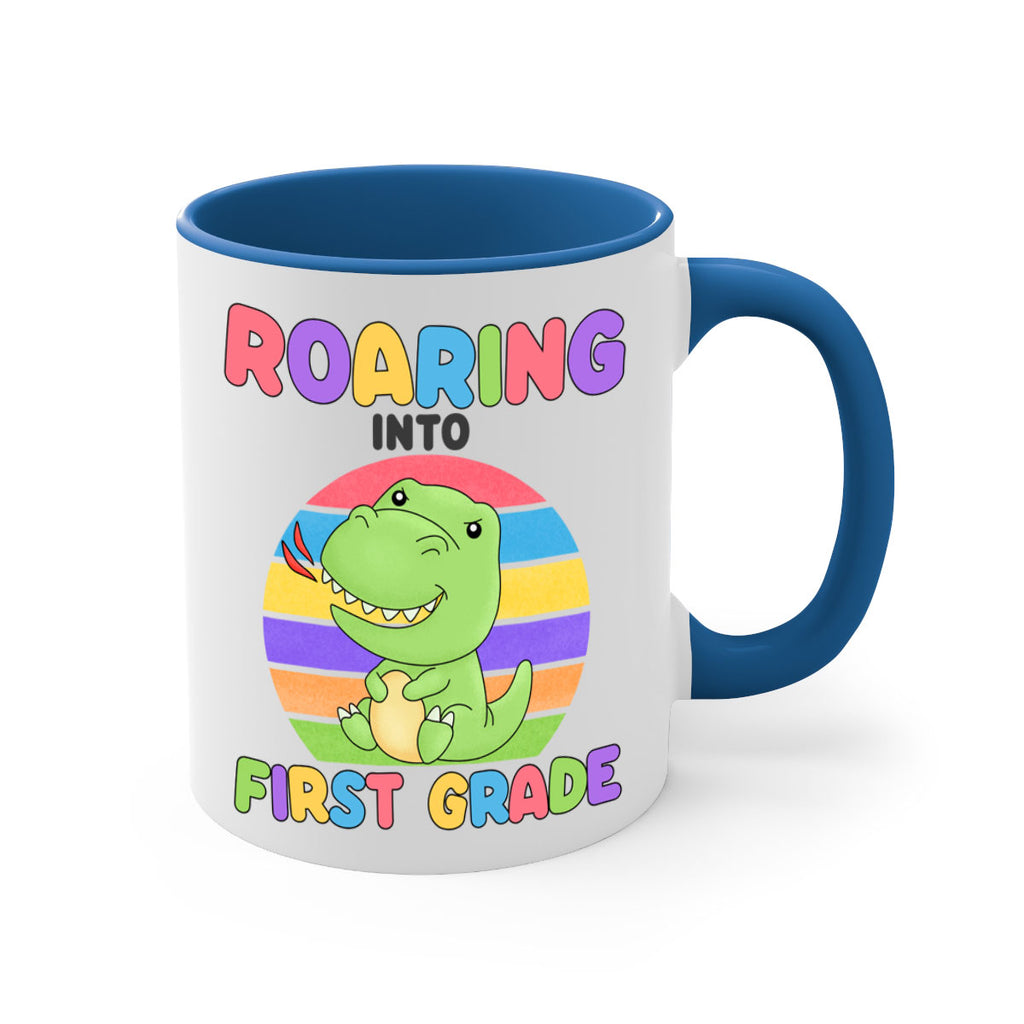 Roaring to 1st Grade Trex 2#- First Grade-Mug / Coffee Cup