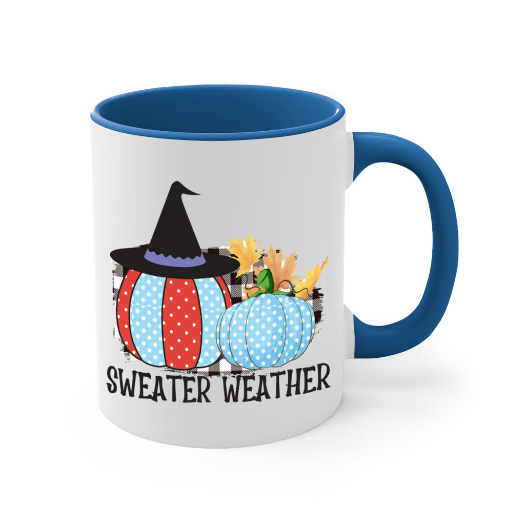 Sweater Weather Pumpkin Gnome 586#- fall-Mug / Coffee Cup