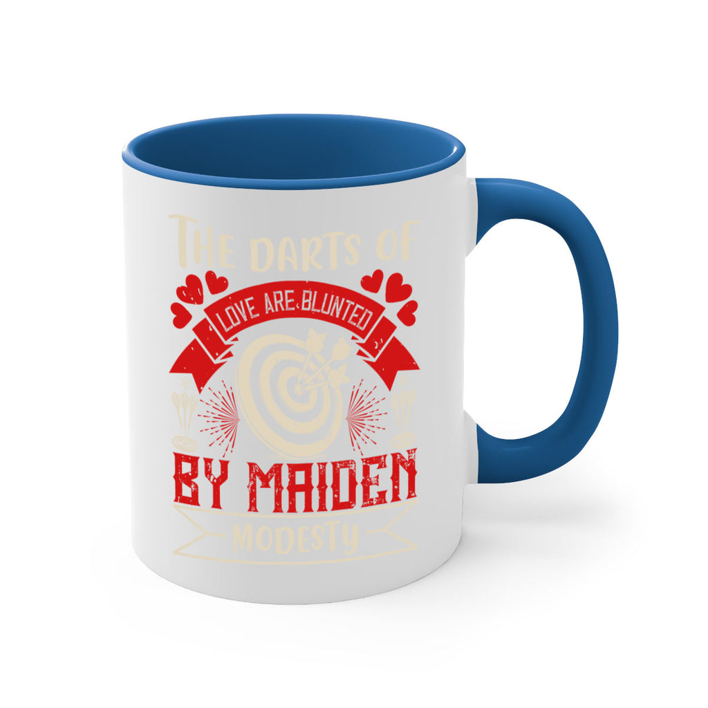 The darts of love are blunted by maiden modesty 1795#- darts-Mug / Coffee Cup