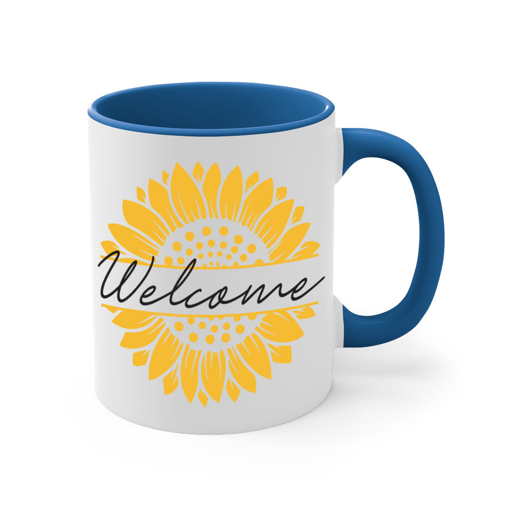 Welcome Sunflower585#- spring-Mug / Coffee Cup