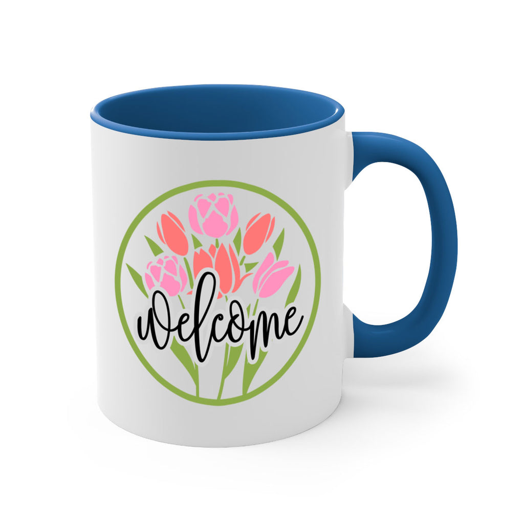 Welcome flowers bouquet571#- spring-Mug / Coffee Cup