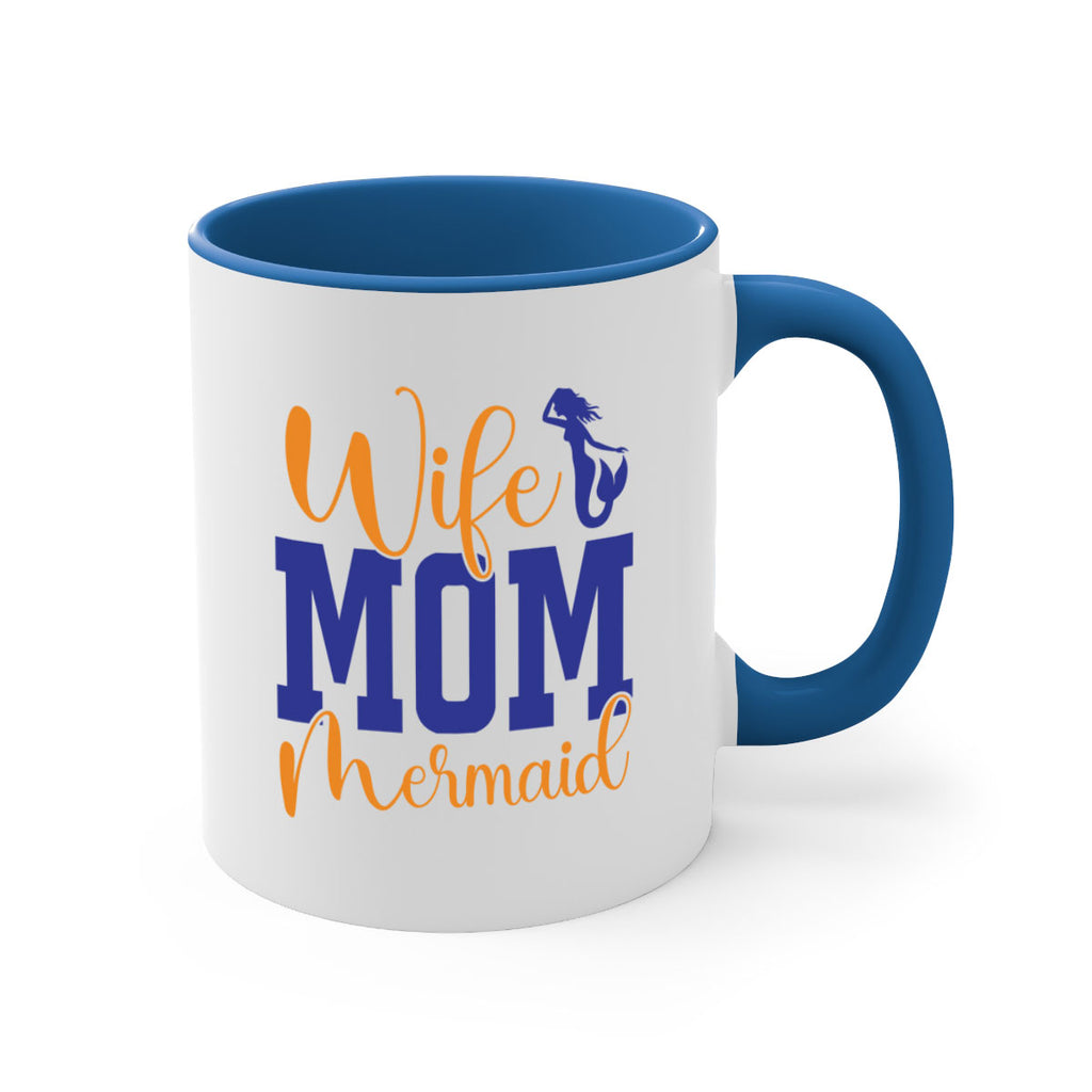 Wife Mom Mermaid 668#- mermaid-Mug / Coffee Cup