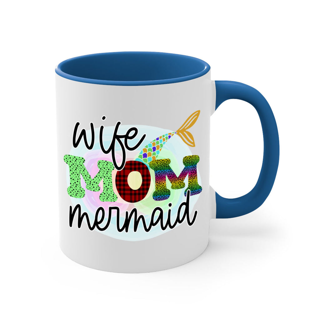 Wife Mom Mermaid 674#- mermaid-Mug / Coffee Cup