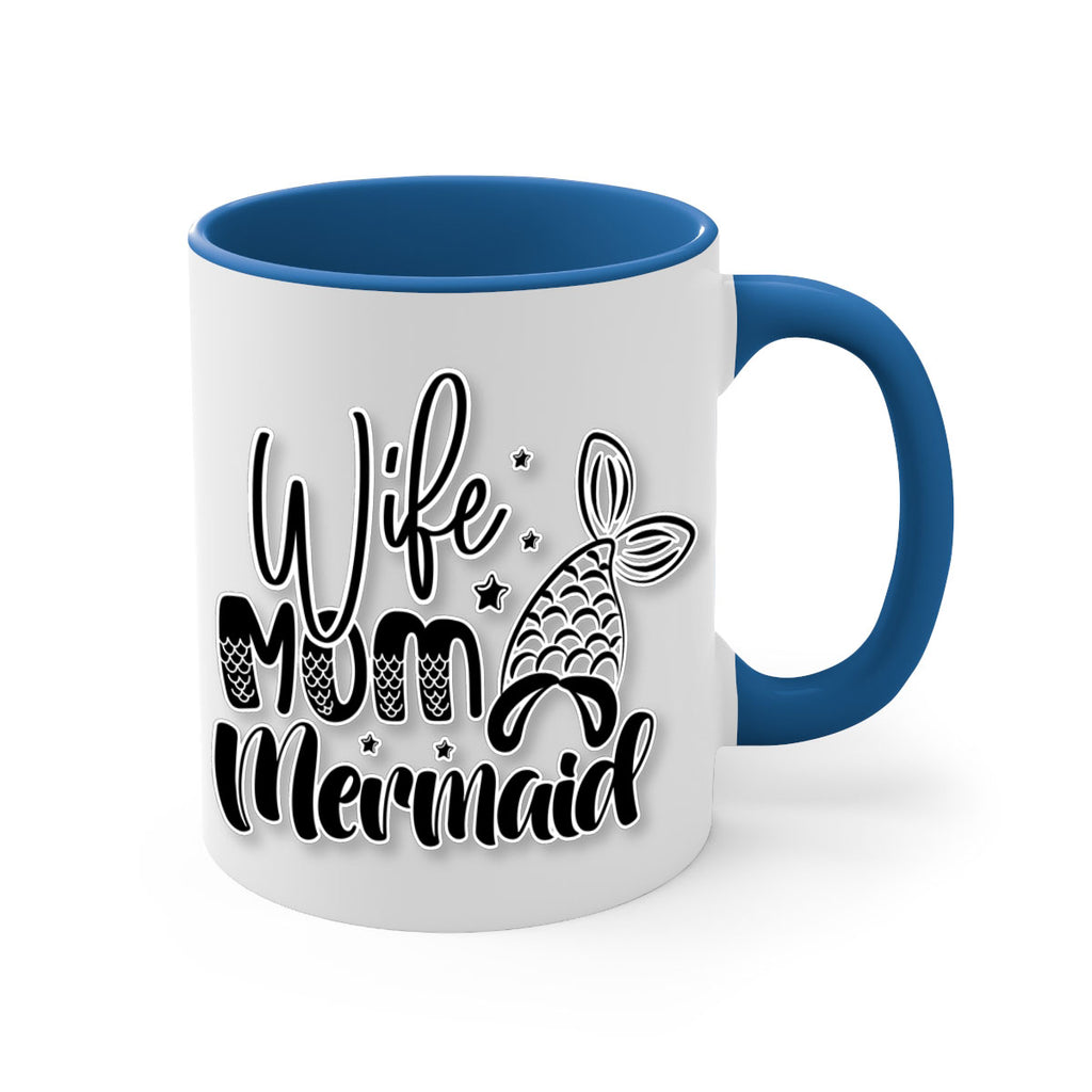 Wife Mom Mermaid 675#- mermaid-Mug / Coffee Cup