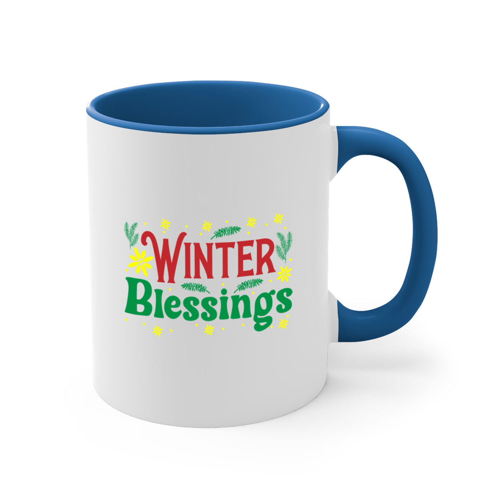 Winter Blessings 548#- winter-Mug / Coffee Cup