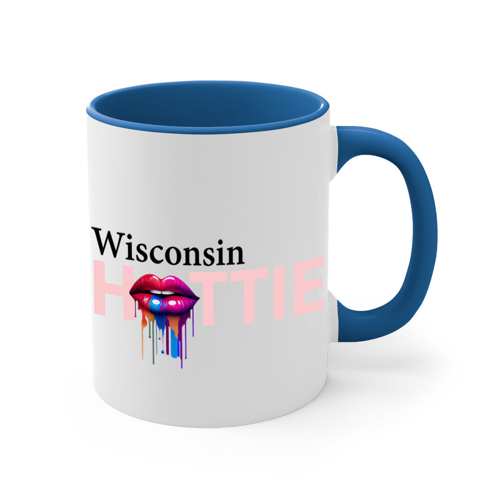 Wisconsin Hottie with dripping lips 49#- Hottie Collection-Mug / Coffee Cup