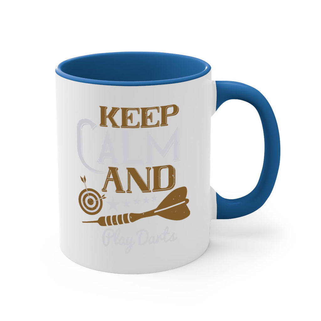 keep calm and play darts 1985#- darts-Mug / Coffee Cup