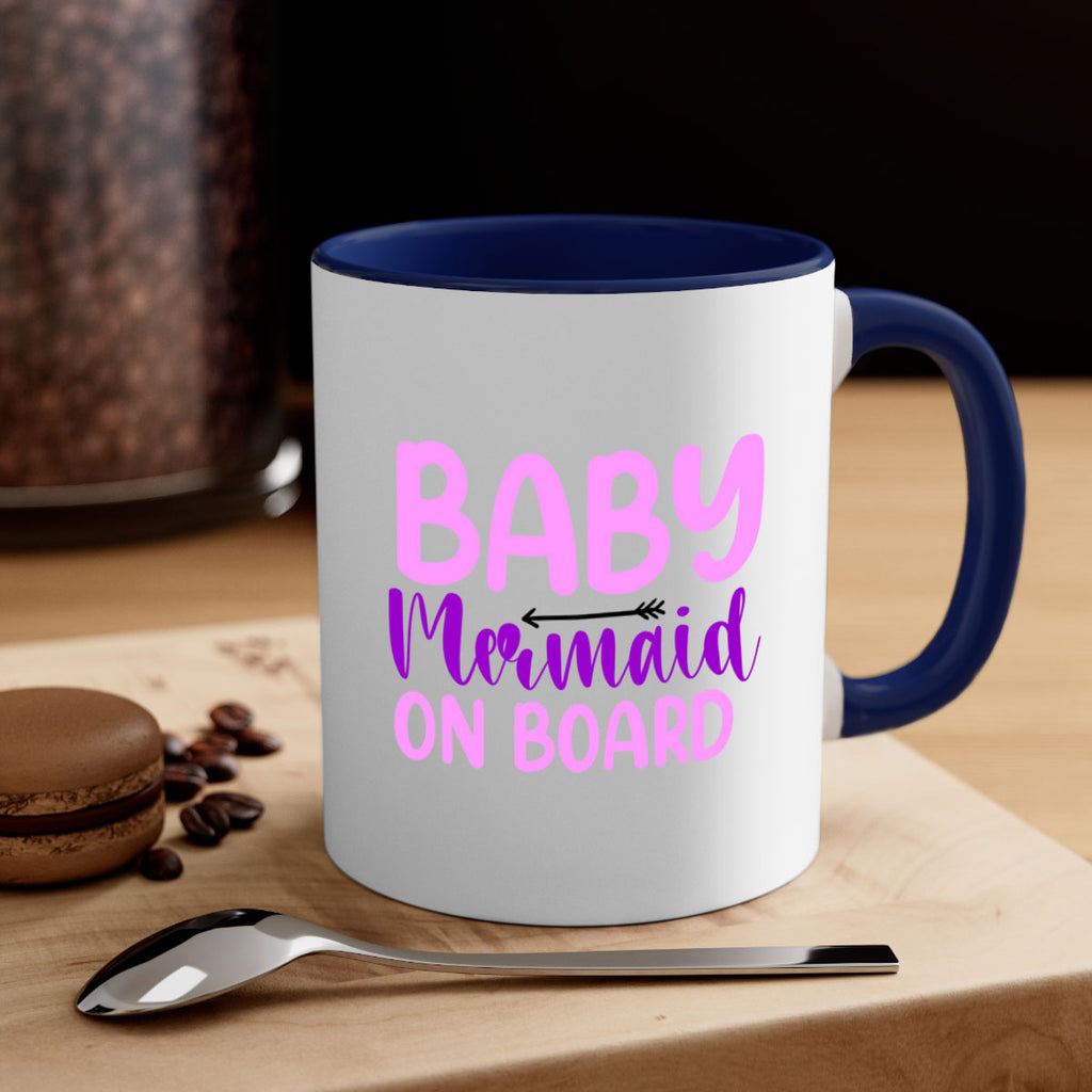 Baby Mermaid On Board 23#- mermaid-Mug / Coffee Cup